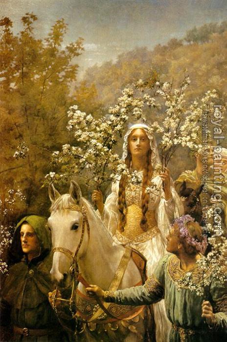 John Collier : Queen Guinevre's Maying